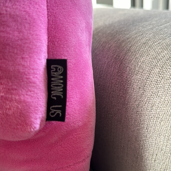 Toikido Among Us Pink with Flower Stuffed 12" Plush Stuffed Animals Toys - Picture 6 of 7